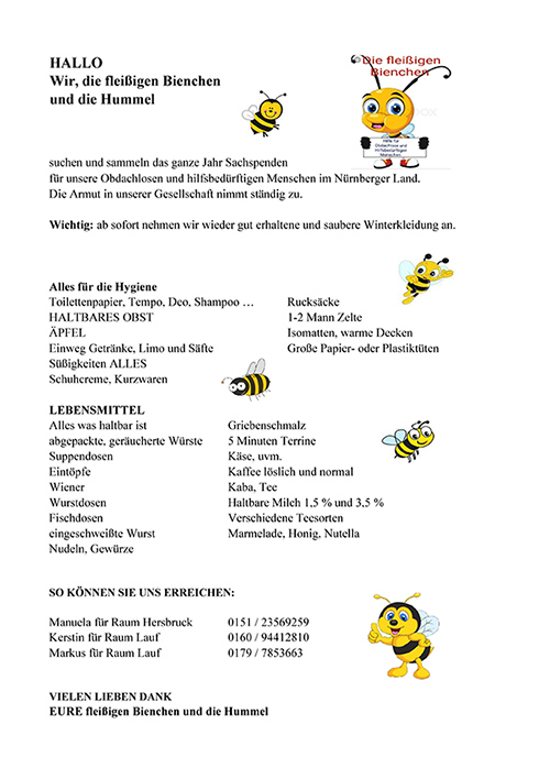 Flyer Bienchen